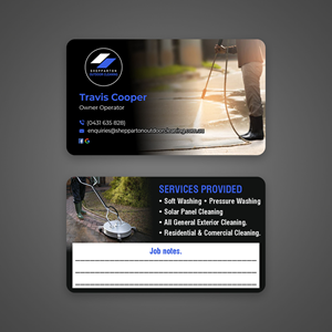 Business Card Design by jaggi5097 for Shepparton Outdoor Cleaning | Design #30840250