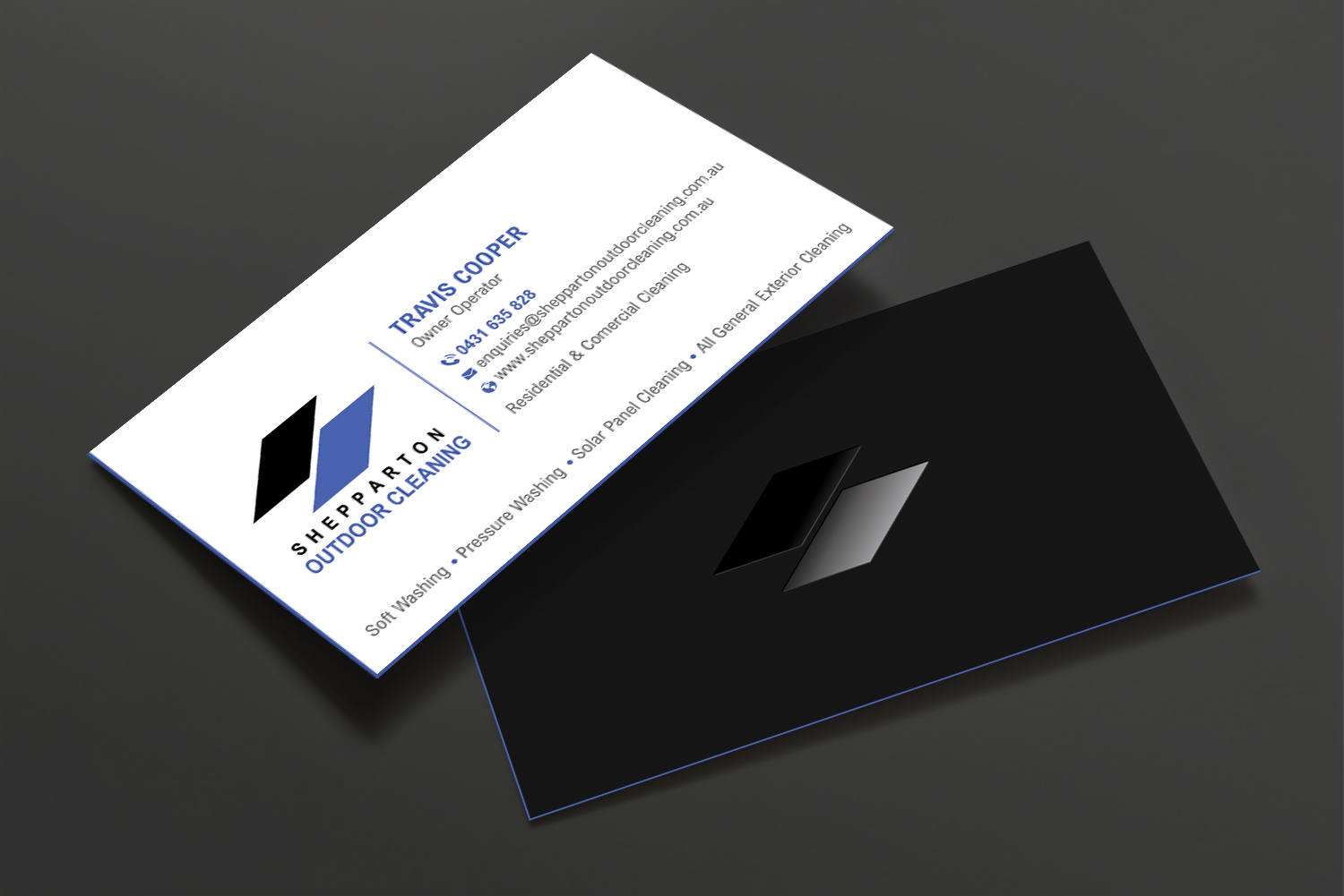 Business Card Design by DesignShout for Shepparton Outdoor Cleaning | Design #30838708