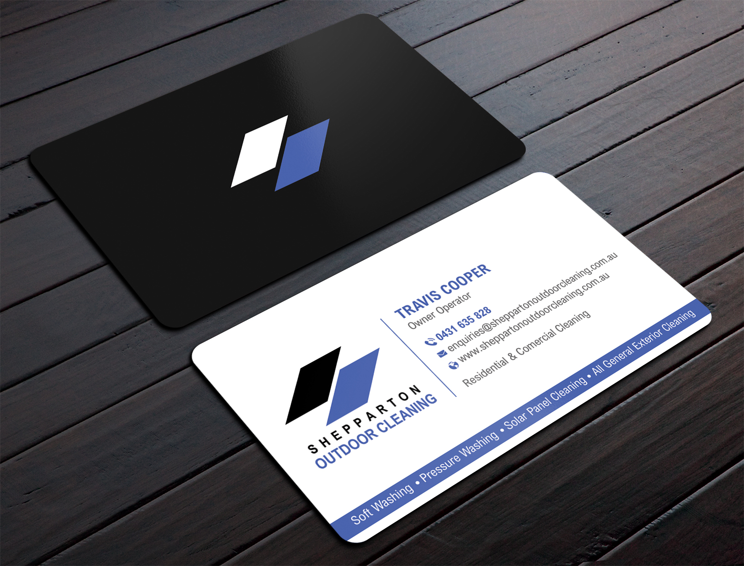 Business Card Design by DesignShout for Shepparton Outdoor Cleaning | Design #30838742
