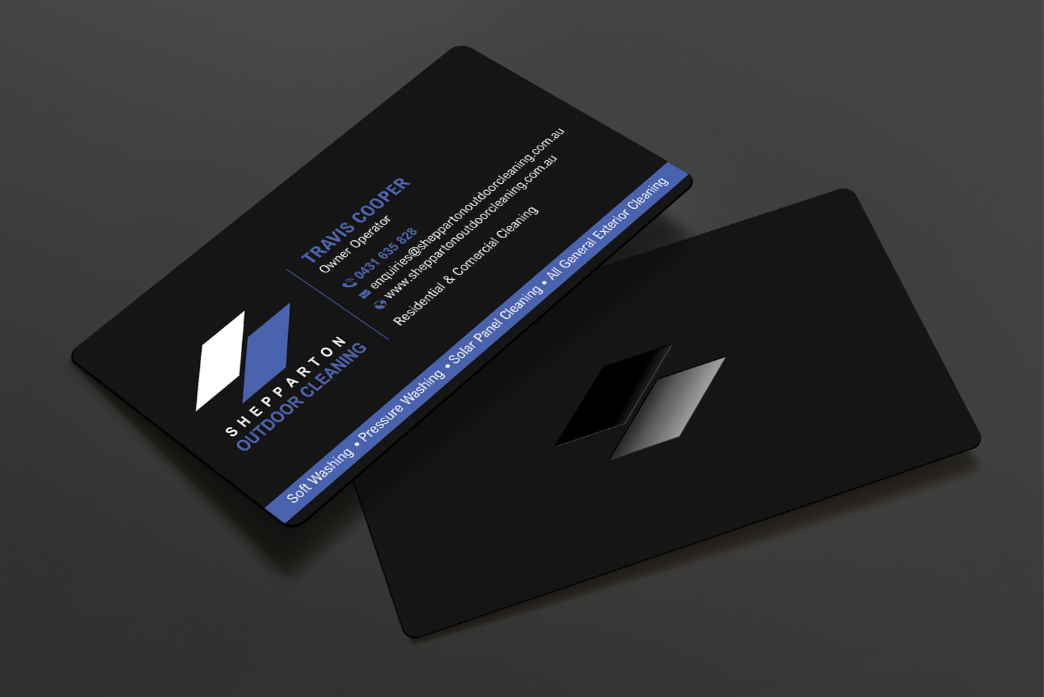 Business Card Design by DesignShout for Shepparton Outdoor Cleaning | Design #30838769