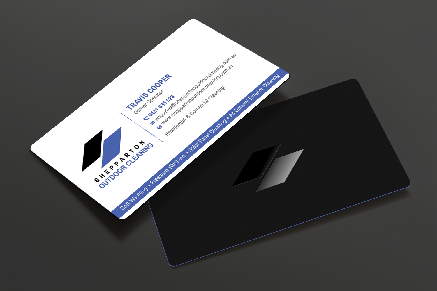 Business Card Design by DesignShout for Shepparton Outdoor Cleaning | Design #30838772