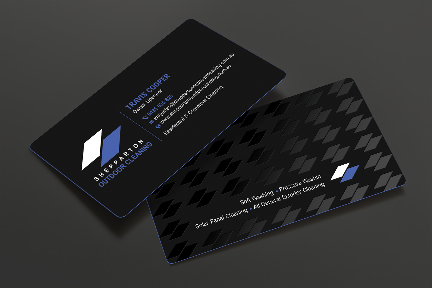Business Card Design by DesignShout for Shepparton Outdoor Cleaning | Design #30838819