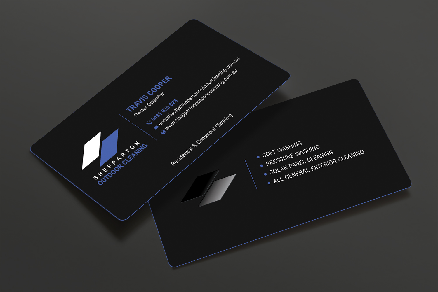 Business Card Design by DesignShout for Shepparton Outdoor Cleaning | Design #30838844