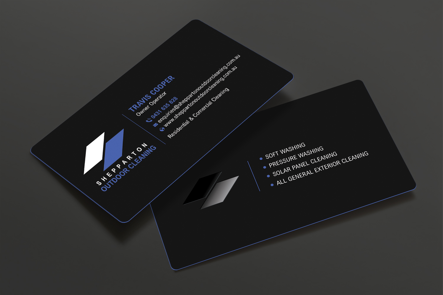 Business Card Design by DesignShout for Shepparton Outdoor Cleaning | Design #30838845