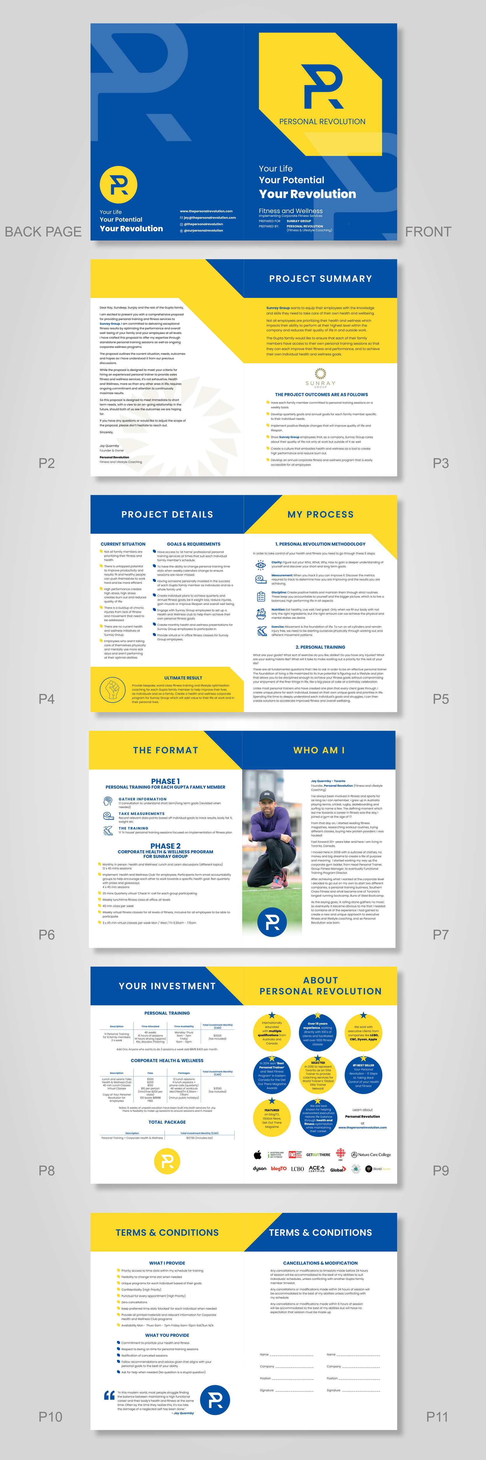 Diseño de Brochure por Katyas Art and Design para Personal Revolution | Diseño #30845592