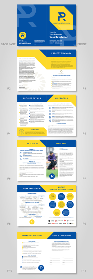 Brochure Design by Katyas Art and Design for Personal Revolution | Design: #30846645