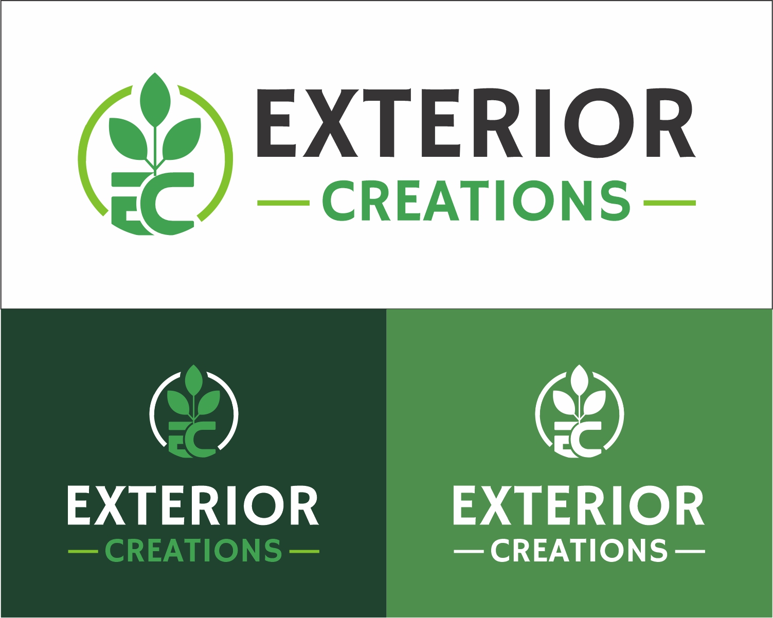 Logo Design by Pearl Jenkins for exterior creations | Design #30848980