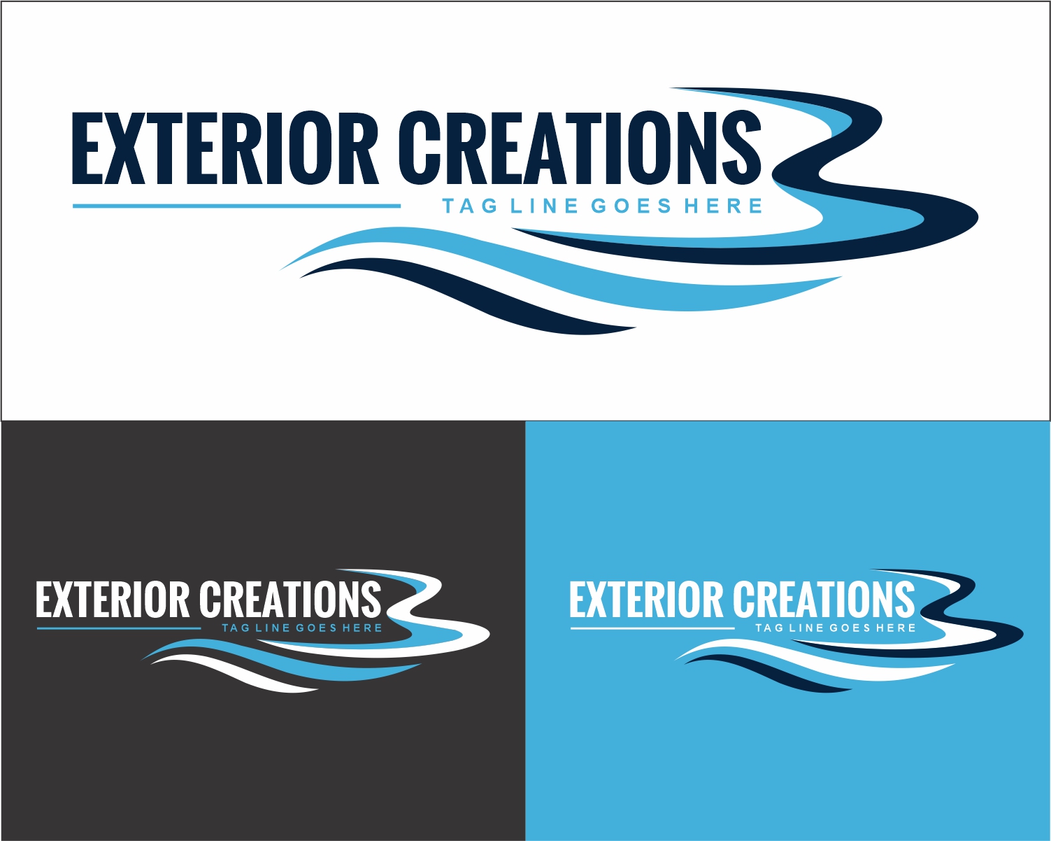 Logo Design by Pearl Jenkins for exterior creations | Design #30848981