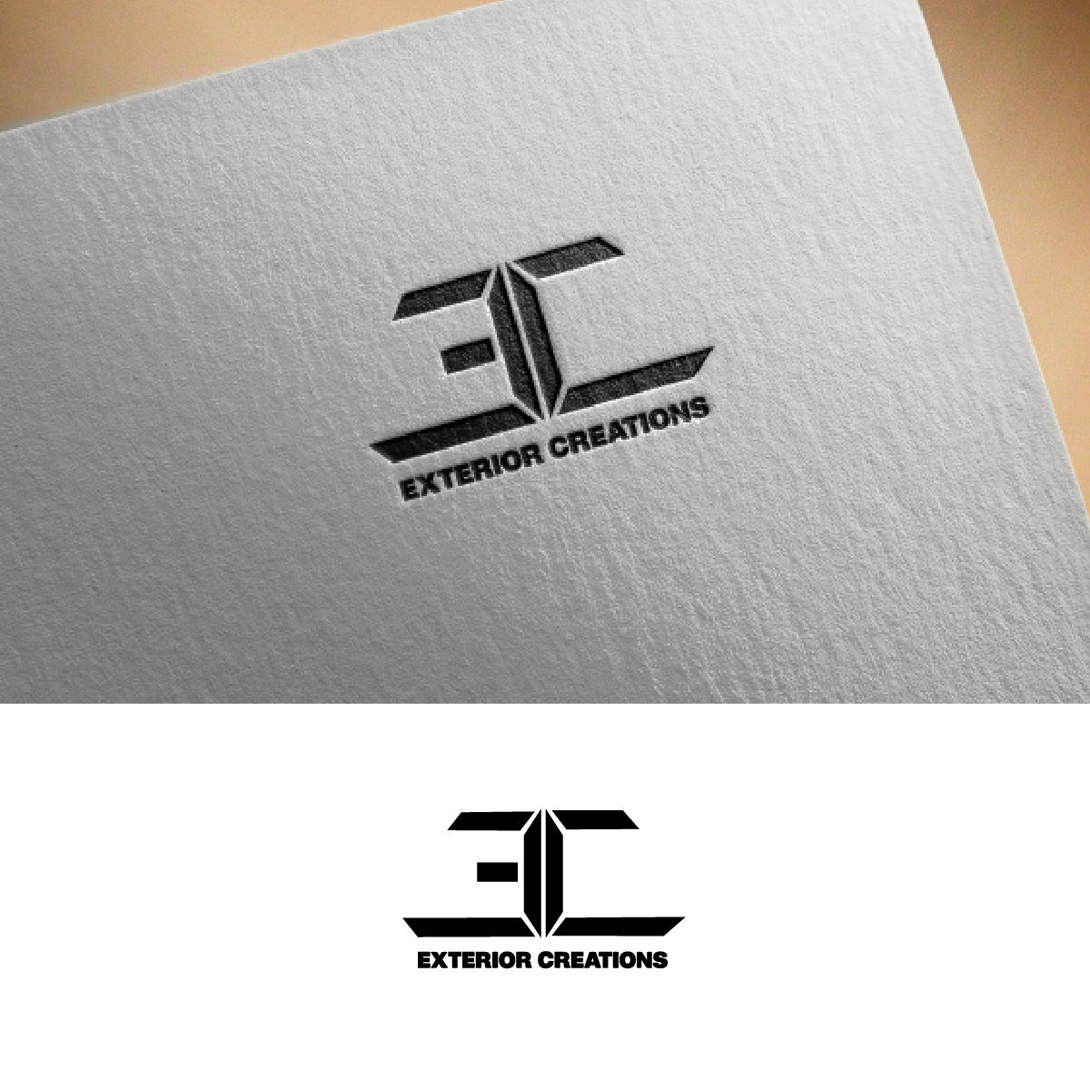 Logo Design by fly  design for exterior creations | Design #30850363
