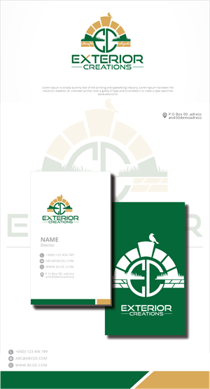 Logo-Design von zebronicgraphic für exterior creations | Design: #30847263