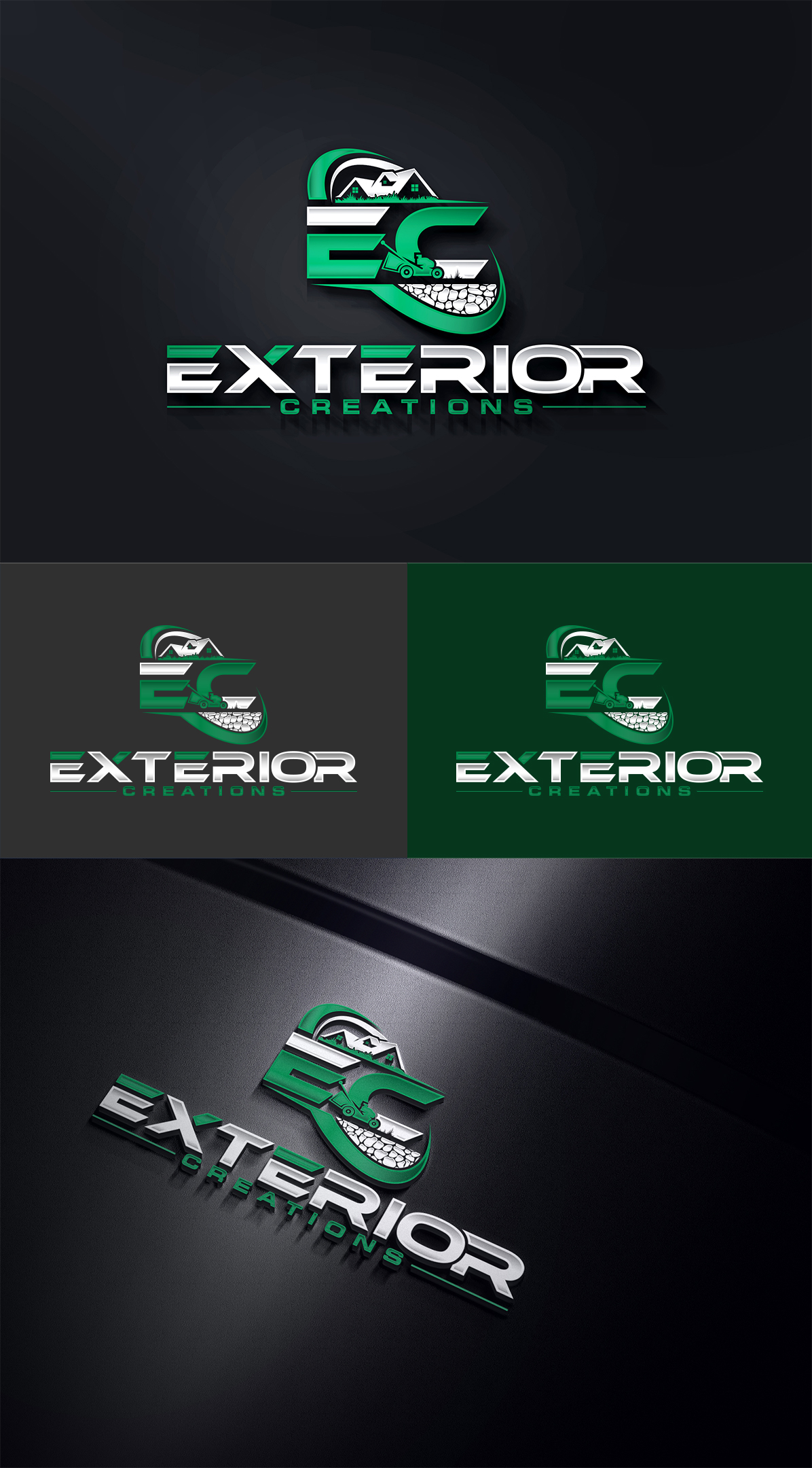 Logo Design by Imran_me for exterior creations | Design #30875554