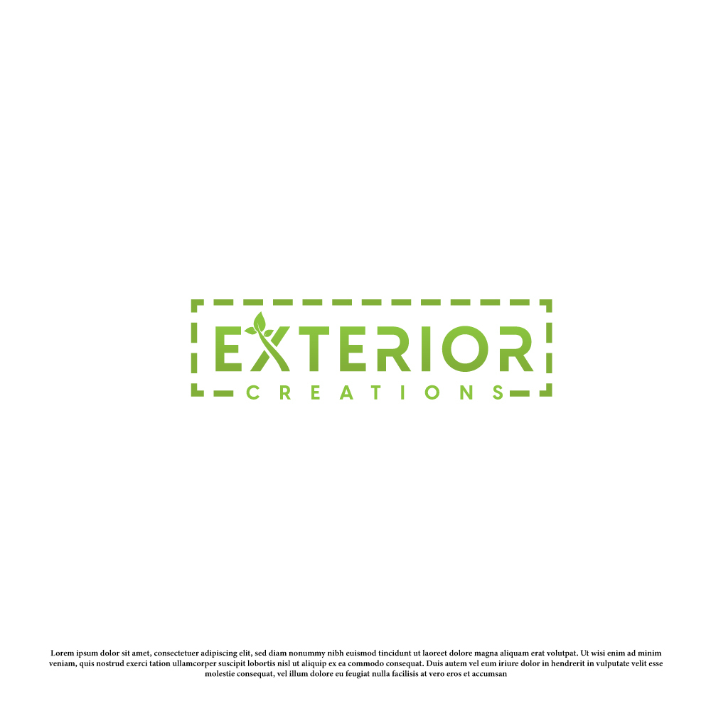 Logo Design by Tan-D for exterior creations | Design #30846127