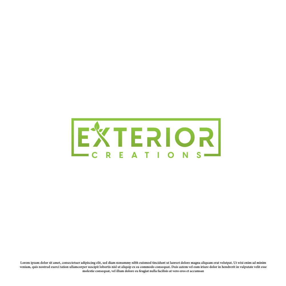Logo Design by Tan-D for exterior creations | Design #30846128