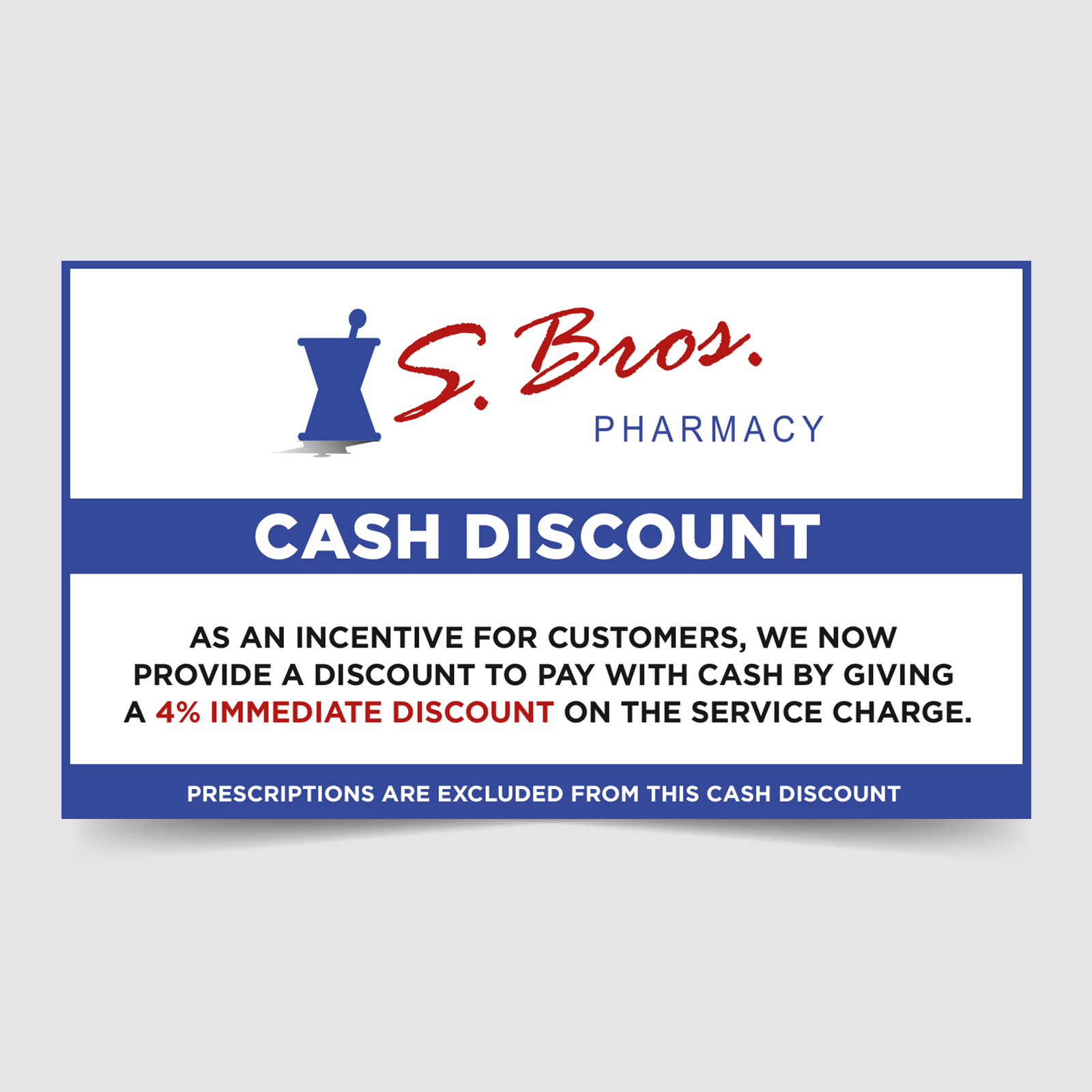 Design Graphique par WellDesign pour S Bros Pharmacy | Design #30857560