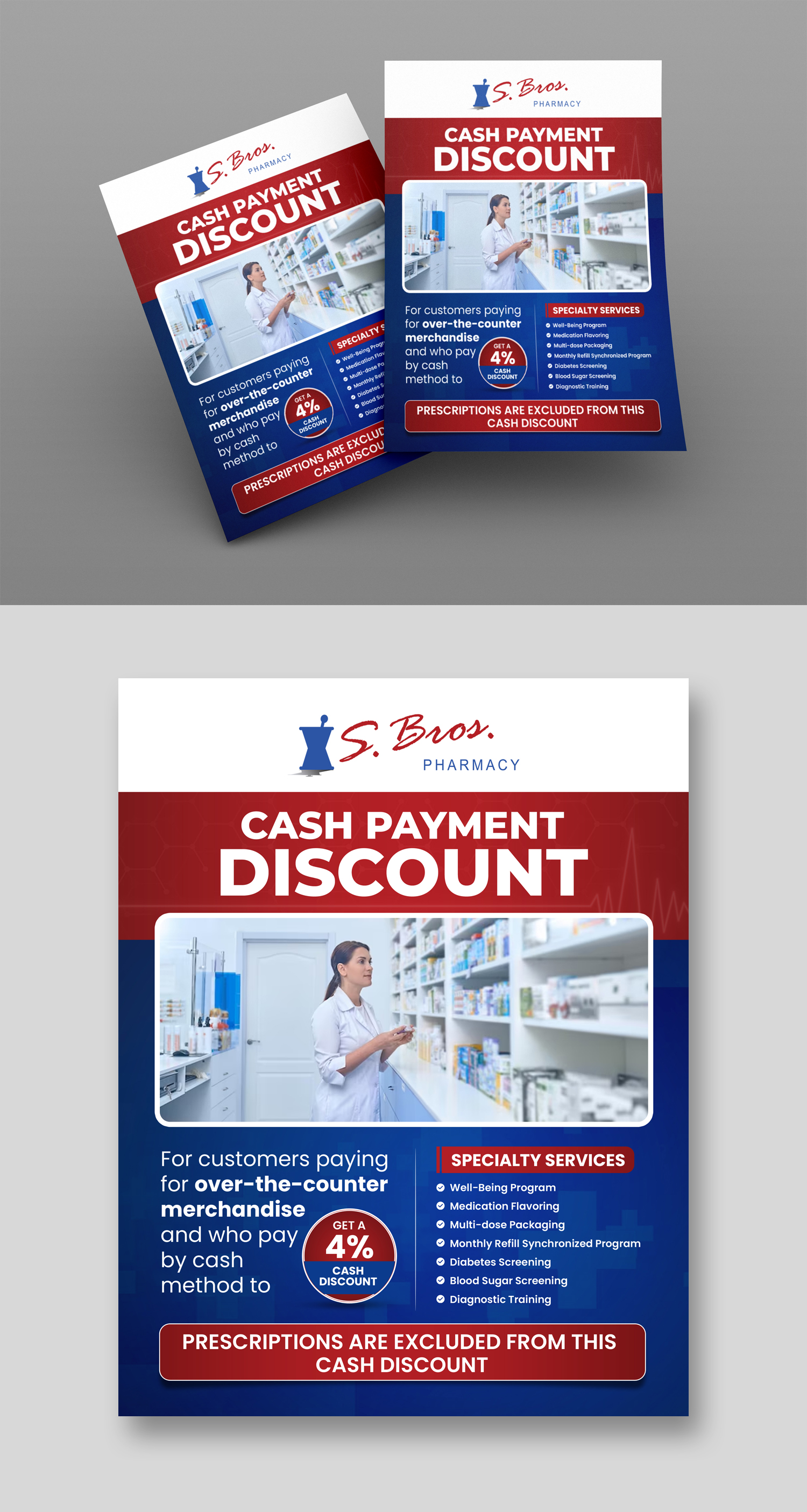 Graphic Design by debdesign for S Bros Pharmacy | Design #30849824