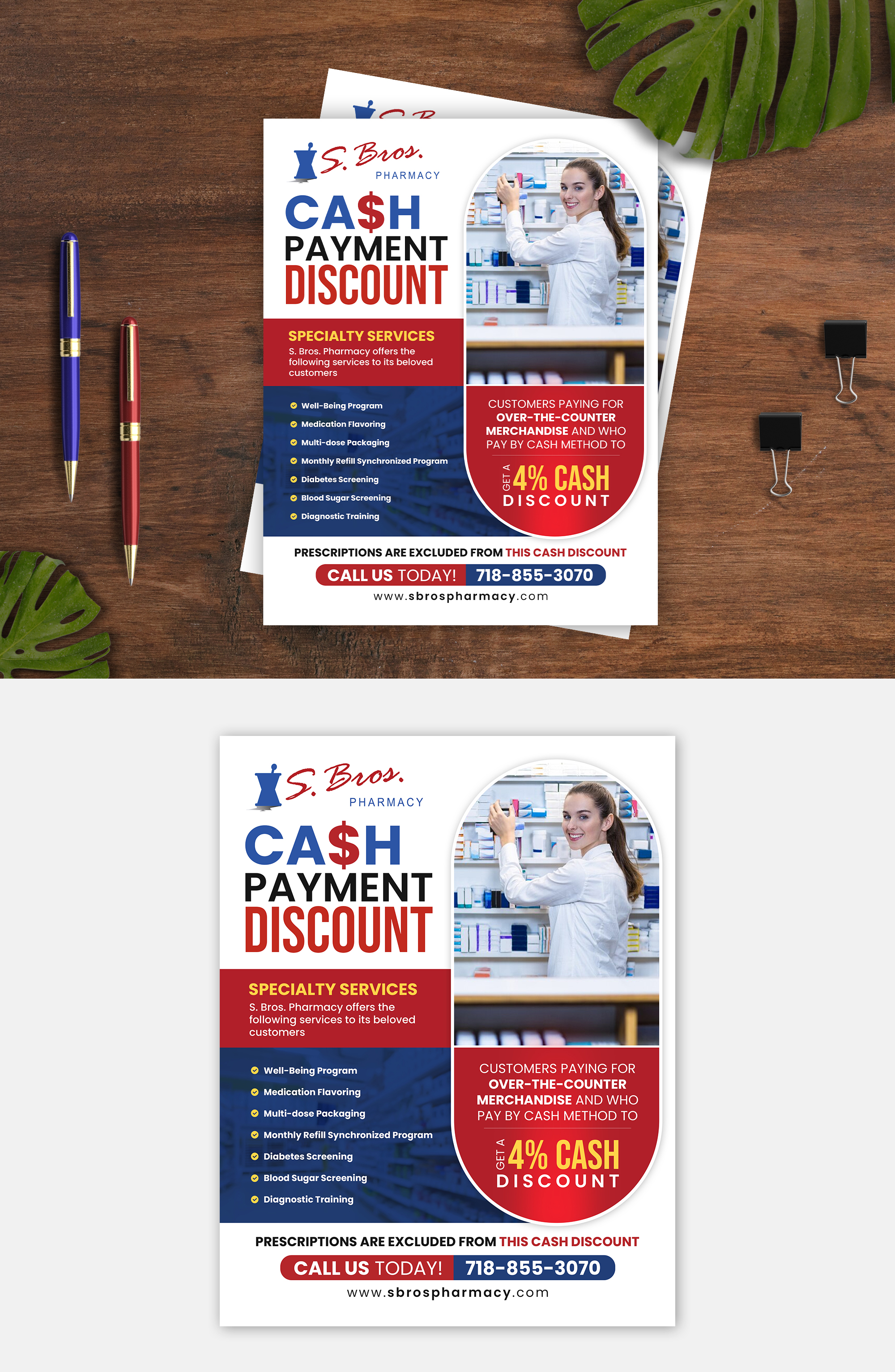 Graphic Design by debdesign for S Bros Pharmacy | Design #30850296