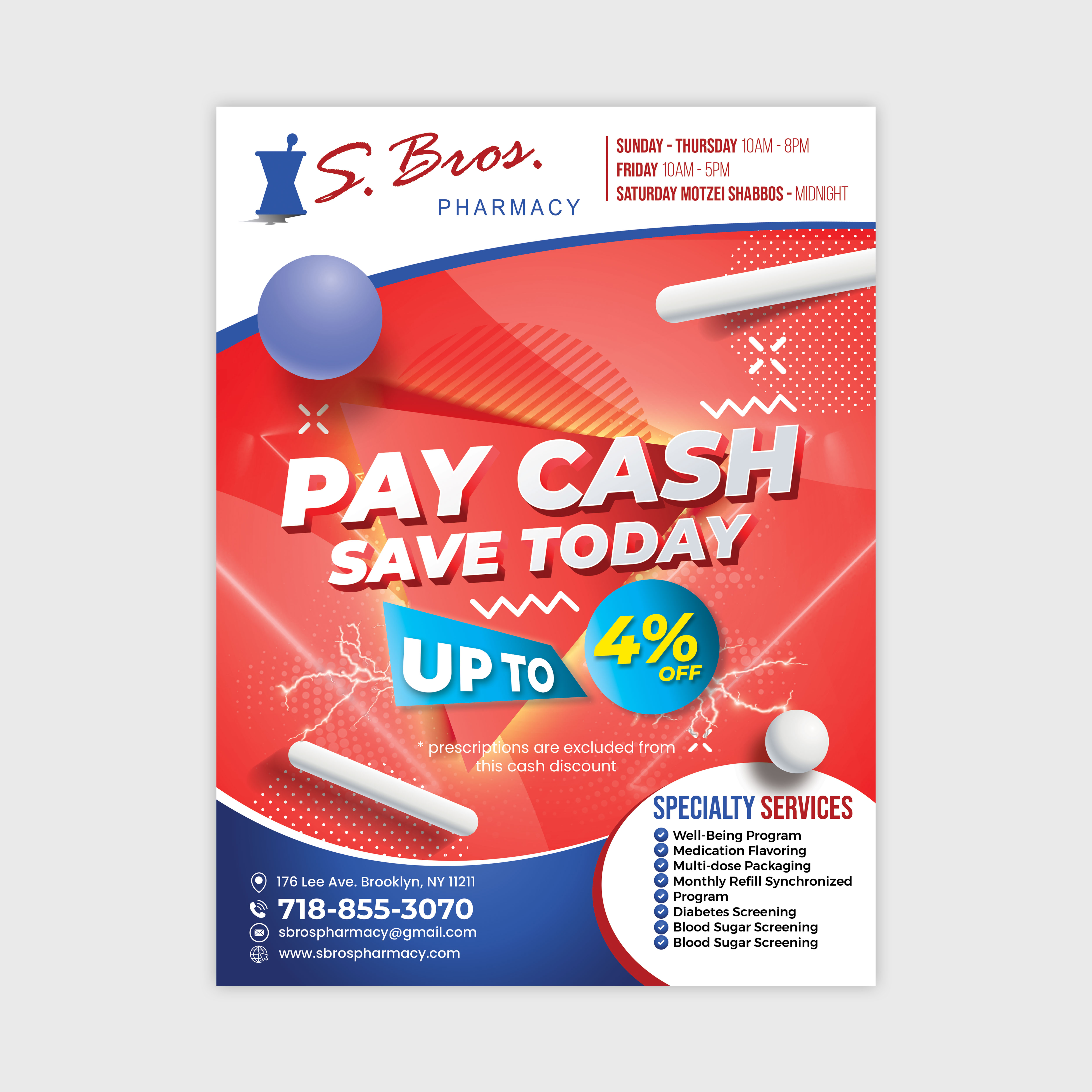 Graphic Design by HeshanKavinda for S Bros Pharmacy | Design #30874749