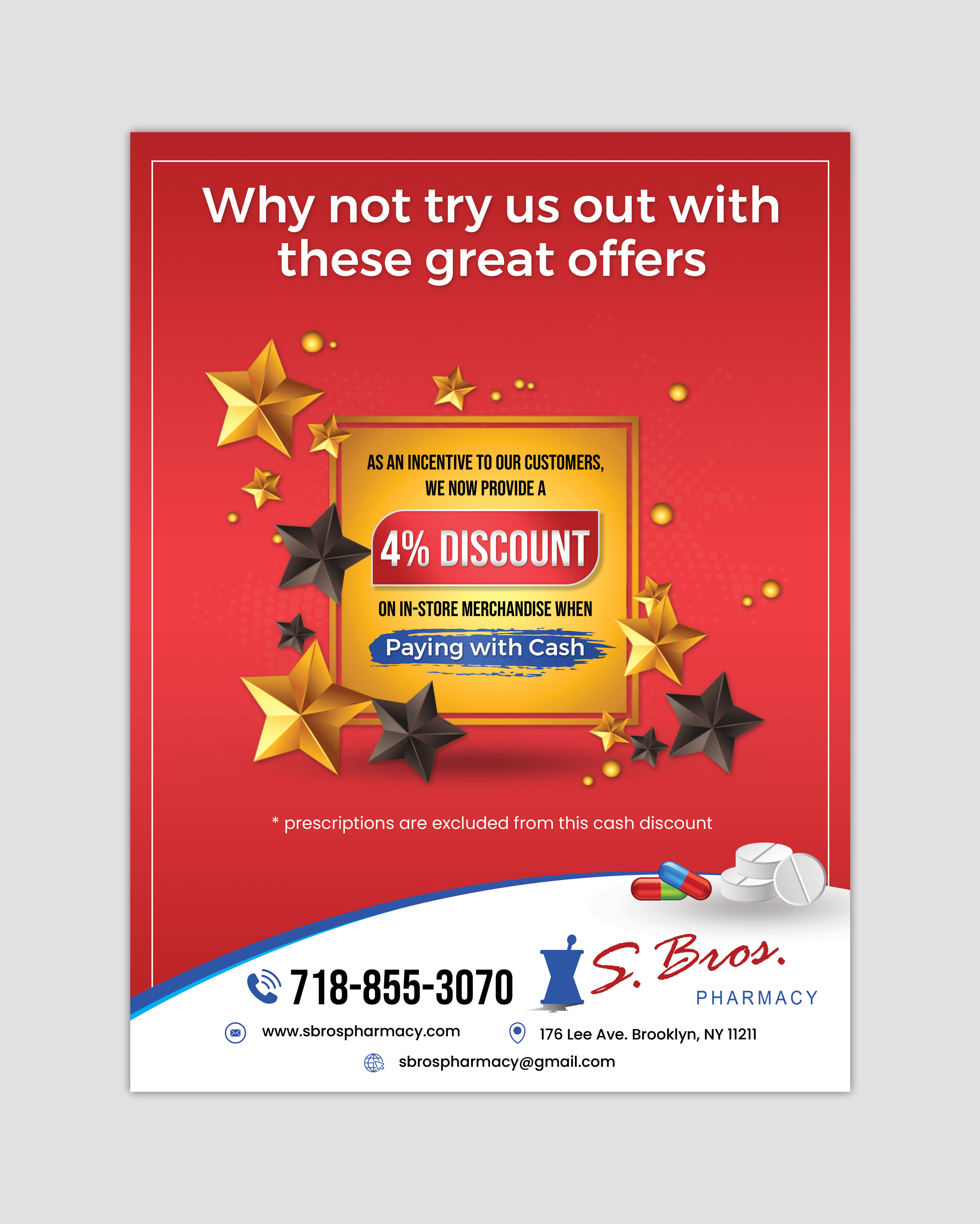 Design Graphique par HeshanKavinda pour S Bros Pharmacy | Design #30908770