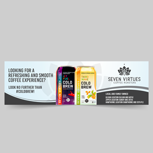 Billboard Design by WellDesign for Seven Virtues Coffee Roasters | Design: #30844345