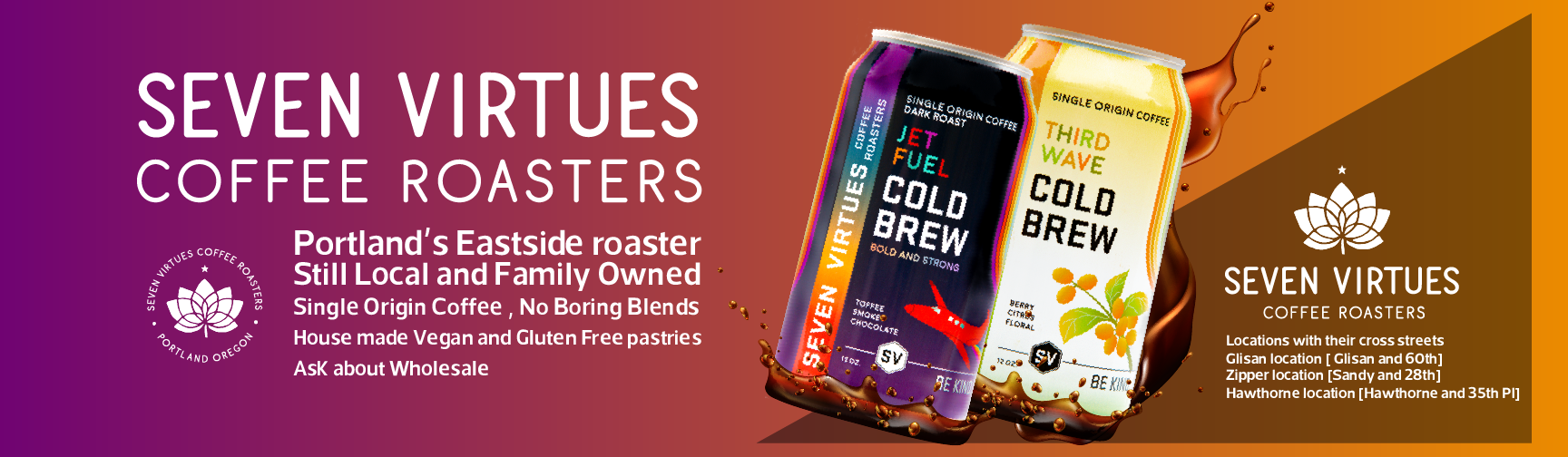 Billboard Design by Aswan 2000 for Seven Virtues Coffee Roasters | Design #30844856