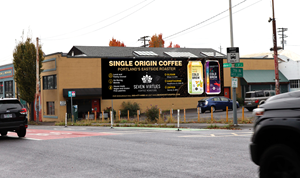 Billboard Design by rkailas for Seven Virtues Coffee Roasters | Design: #30853834
