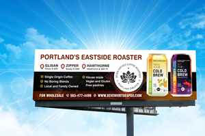 Billboard Design by rkailas for Seven Virtues Coffee Roasters | Design: #30854983