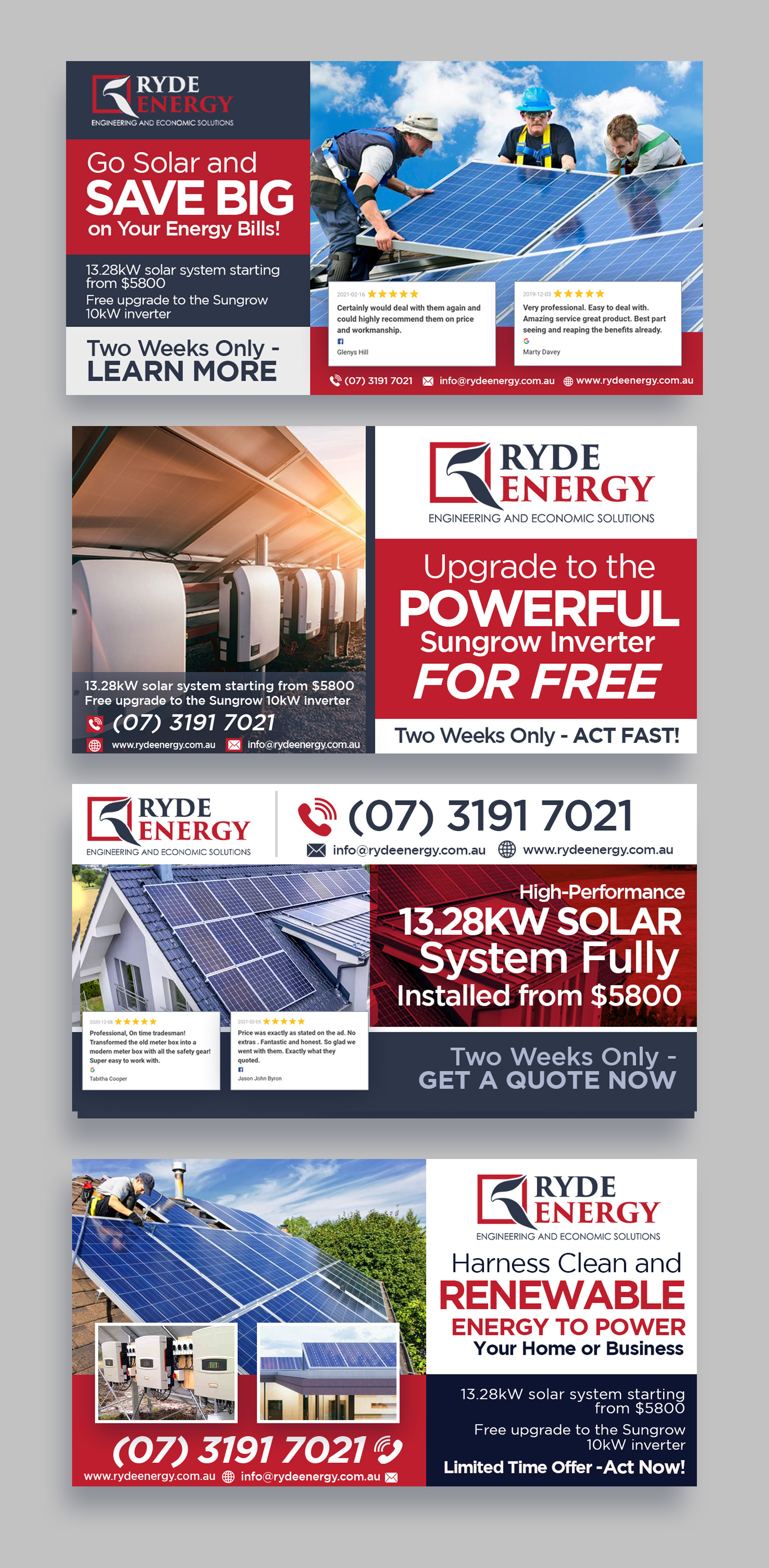 Facebook Design by Md. Humayun for Ryde Energy | Design #30858368
