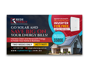 Facebook-Design von debdesign für Ryde Energy | Design: #30843095