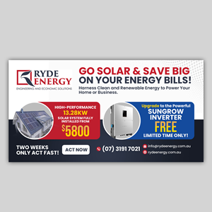 Facebook-Design von debdesign für Ryde Energy | Design: #30843287