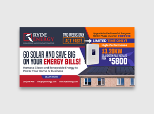 Facebook-Design von debdesign für Ryde Energy | Design: #30844399