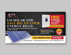 Facebook-Design von debdesign für Ryde Energy | Design: #30844726
