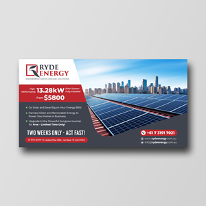 Facebook-Design von ecorokerz für Ryde Energy | Design: #30842147