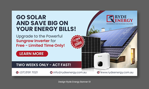 Facebook-Design von D Creative für Ryde Energy | Design #30843401