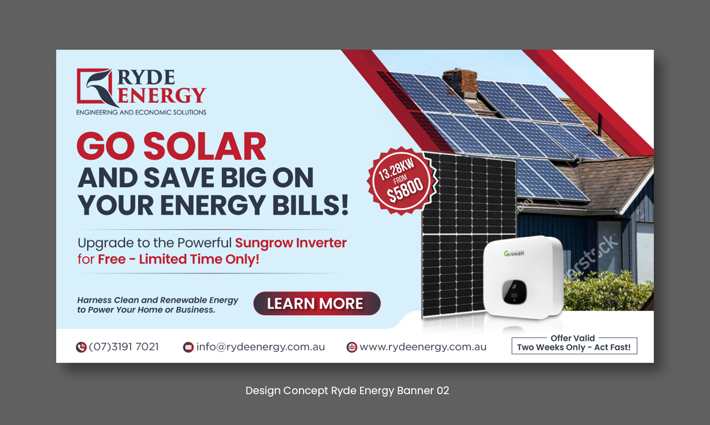 Design Facebook par D Creative pour Ryde Energy | Design #30843854