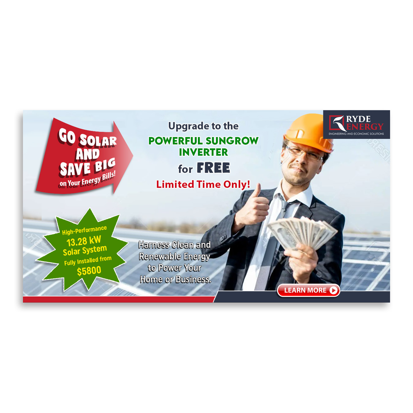 Facebook Design by ***strange*** for Ryde Energy | Design #30842282
