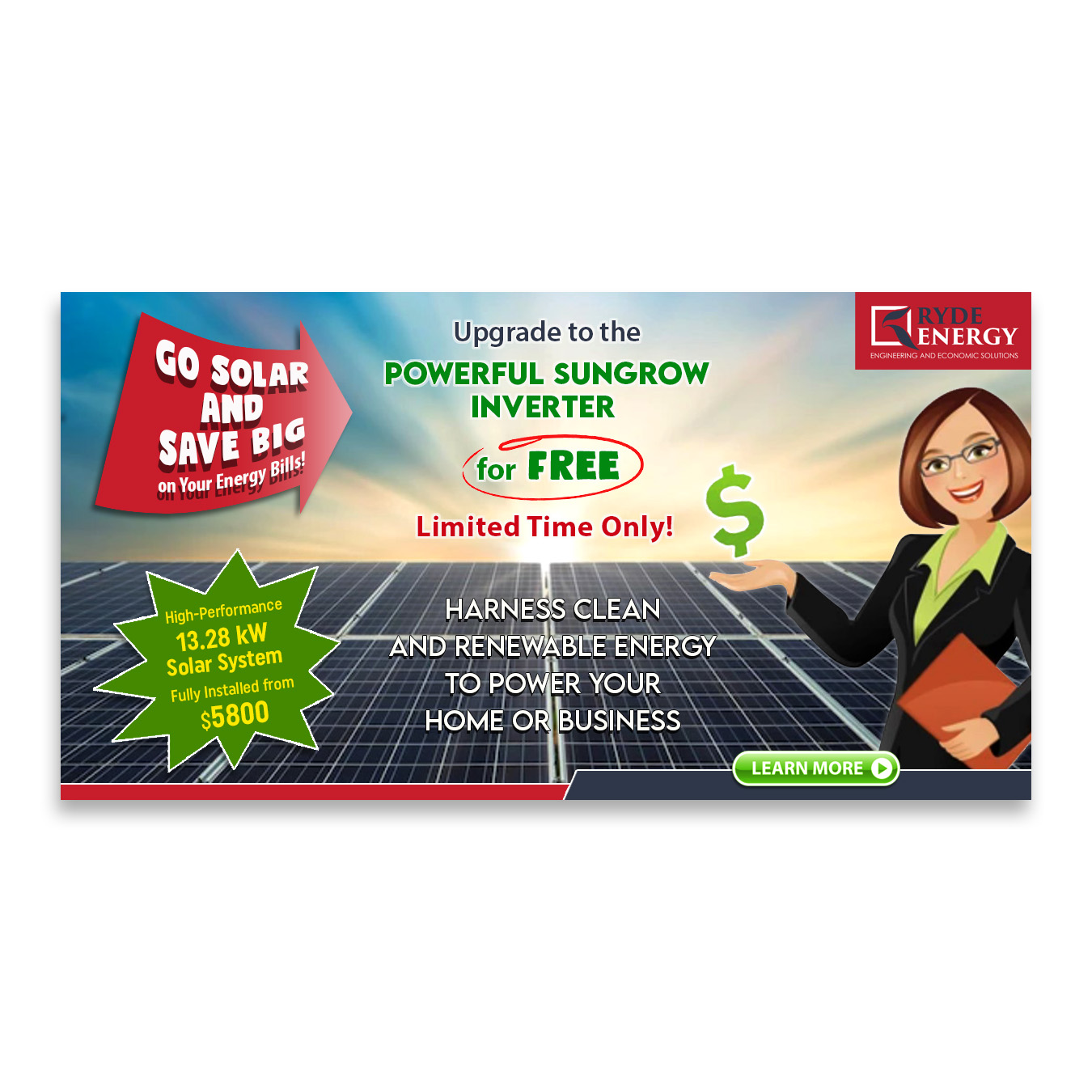 Facebook Design by ***strange*** for Ryde Energy | Design #30846045