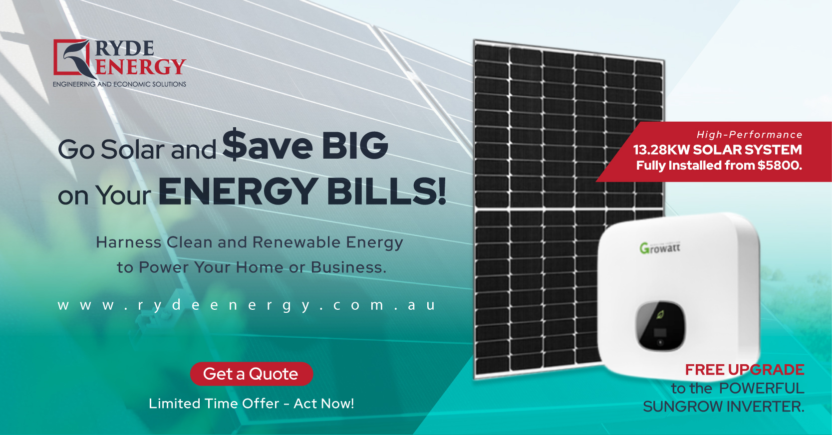 Facebook Design by Radsky17 for Ryde Energy | Design #30848453