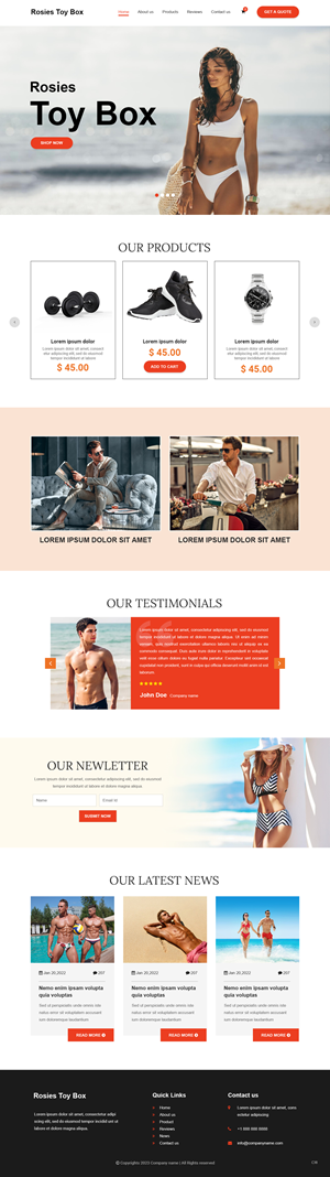 Web-Design von pb für Rosie Lee Hart Fitness for Men | Design: #30850923