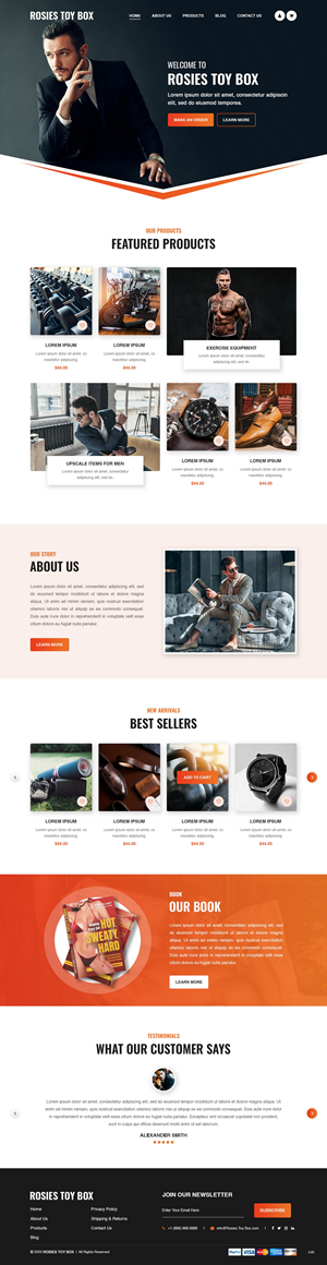 Web-Design von pb für Rosie Lee Hart Fitness for Men | Design: #30850925