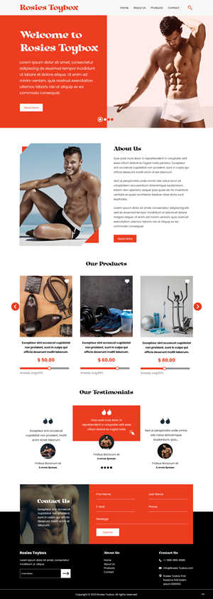 Web-Design von pb für Rosie Lee Hart Fitness for Men | Design: #30850929