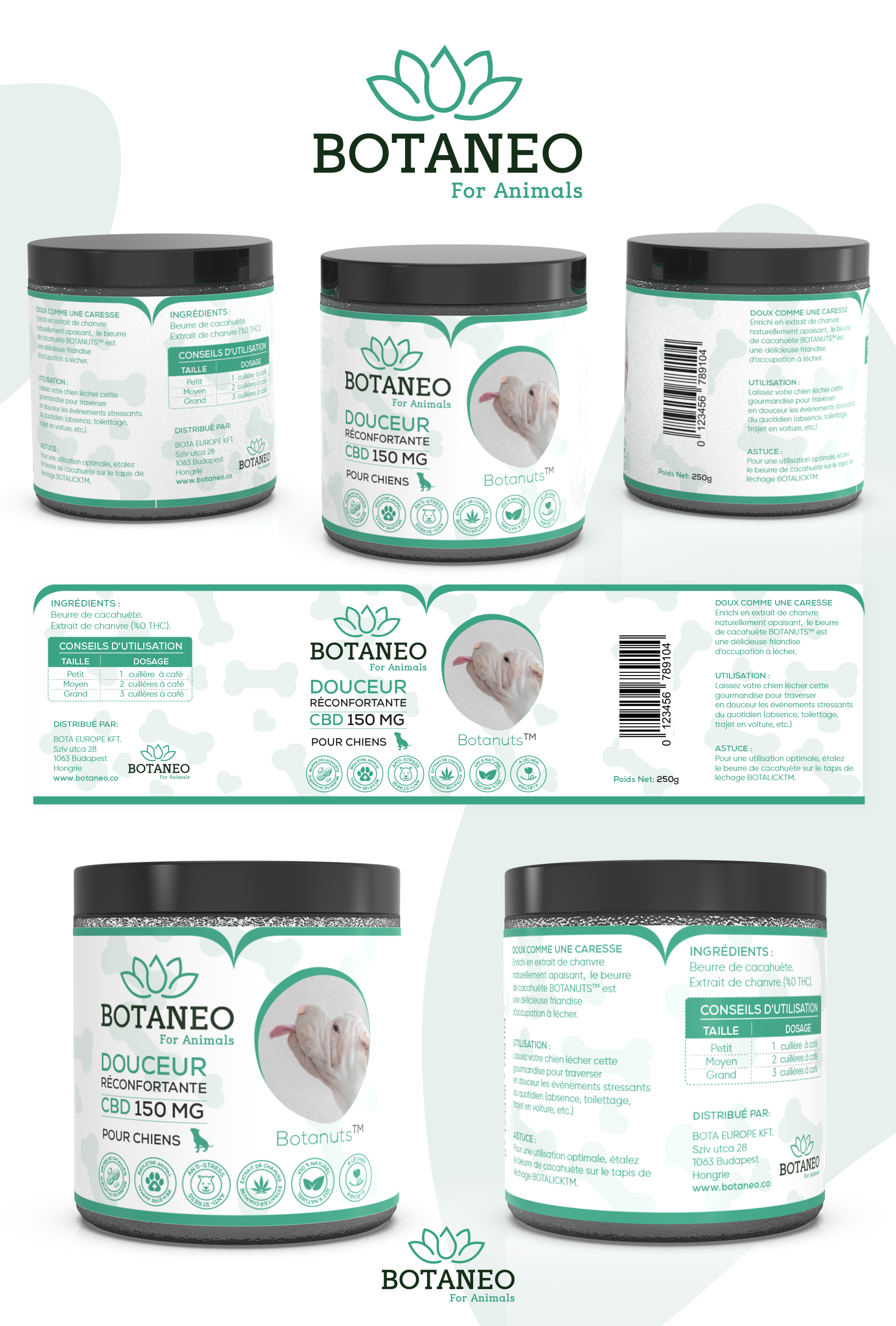 Label Design by emad farid for BOTA EUROPE KFT. | Design #30886702