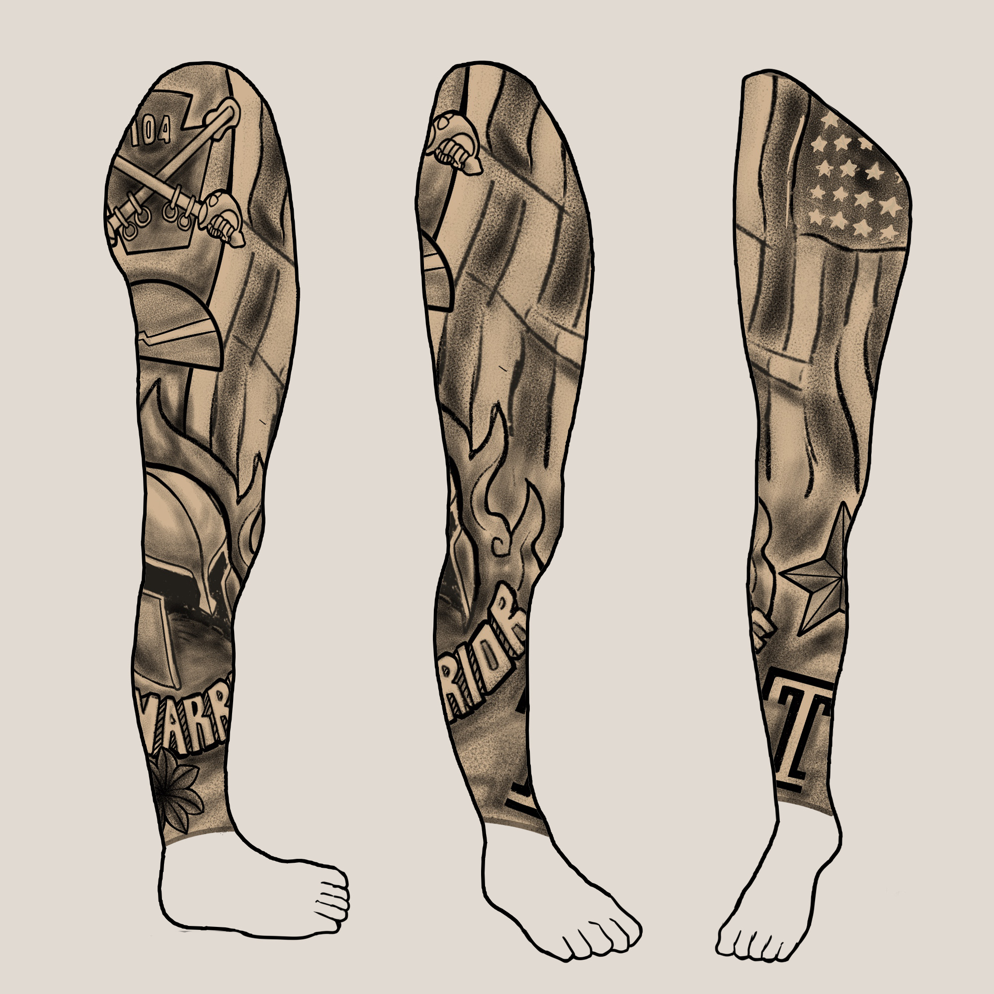 Tattoo Design by Pcat Vo for this project | Design #30877955