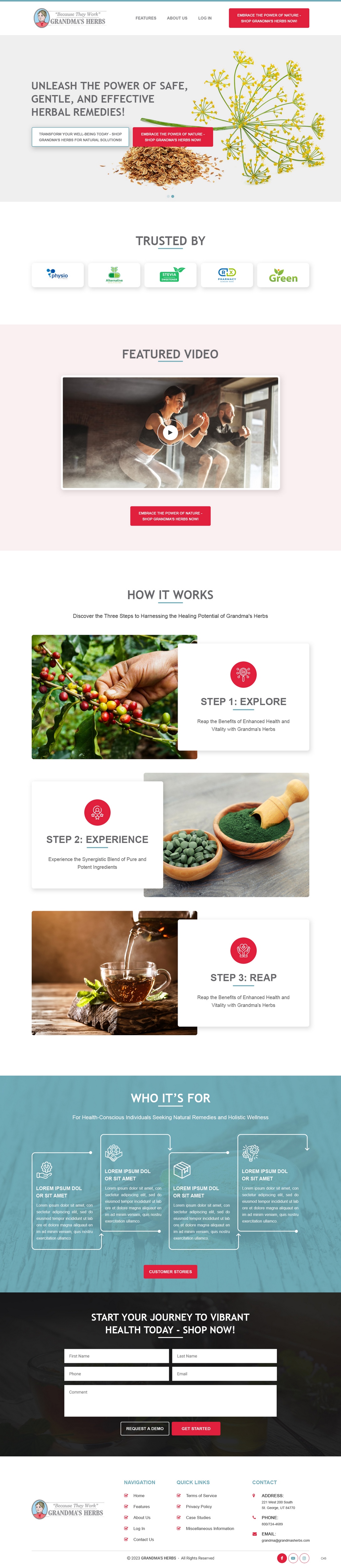 Web Design by pb for this project | Design #30850866