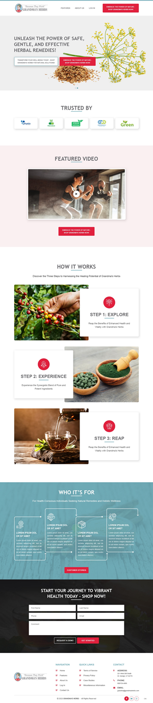 Web Design by pb for this project | Design: #30850866