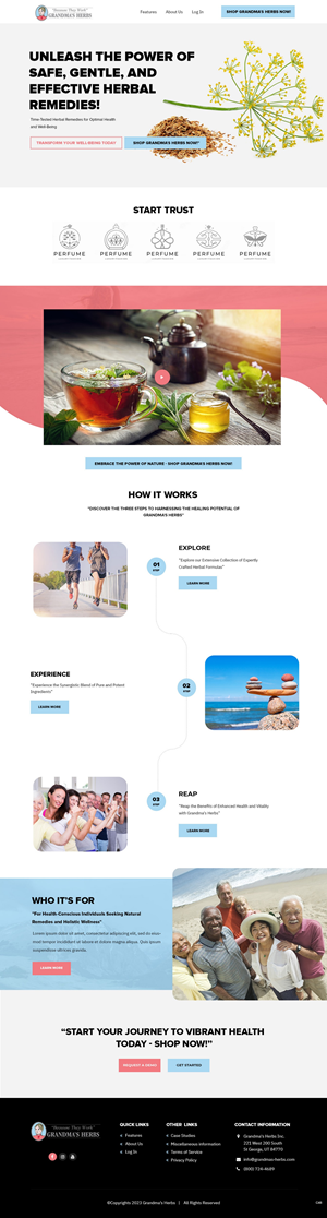 Web Design by pb for this project | Design: #30850872