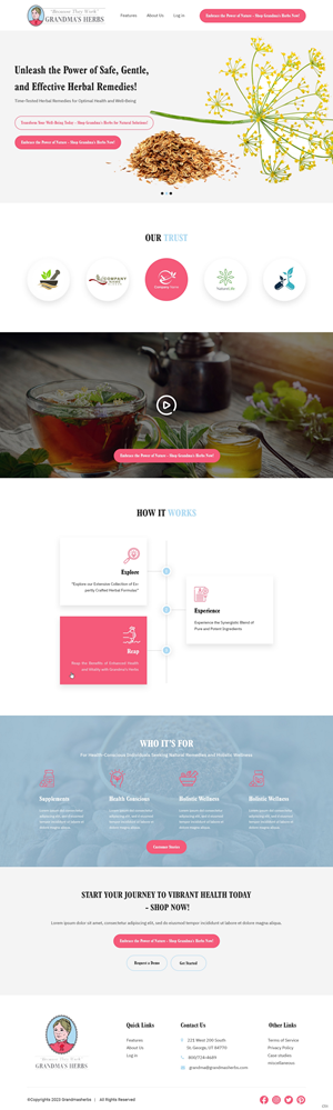 Web Design by pb for this project | Design: #30850873