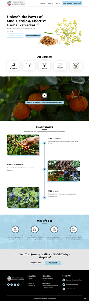 Web Design by pb for this project | Design: #30850875