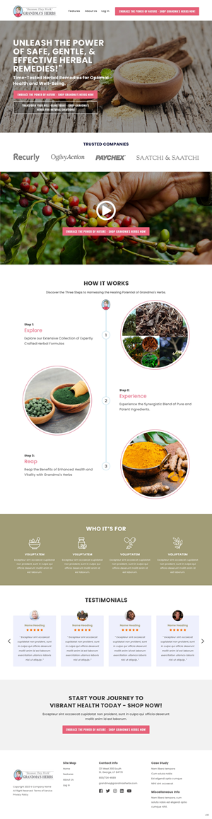 Web Design by pb for this project | Design: #30850878