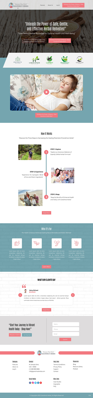 Web Design by pb for this project | Design: #30857770