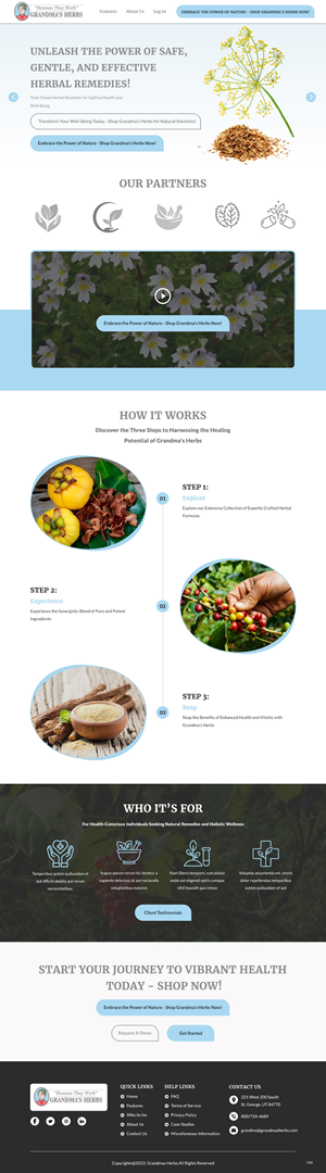 Web Design by pb for this project | Design: #30857774